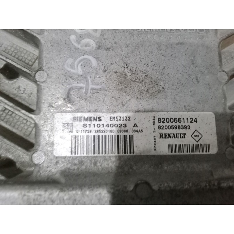 Recambio de centralita motor uce para dacia logan (ls_) 1.4 (lsoa, lsoc, lsoe, lsog) referencia OEM IAM 8200661124 S110140023 A 