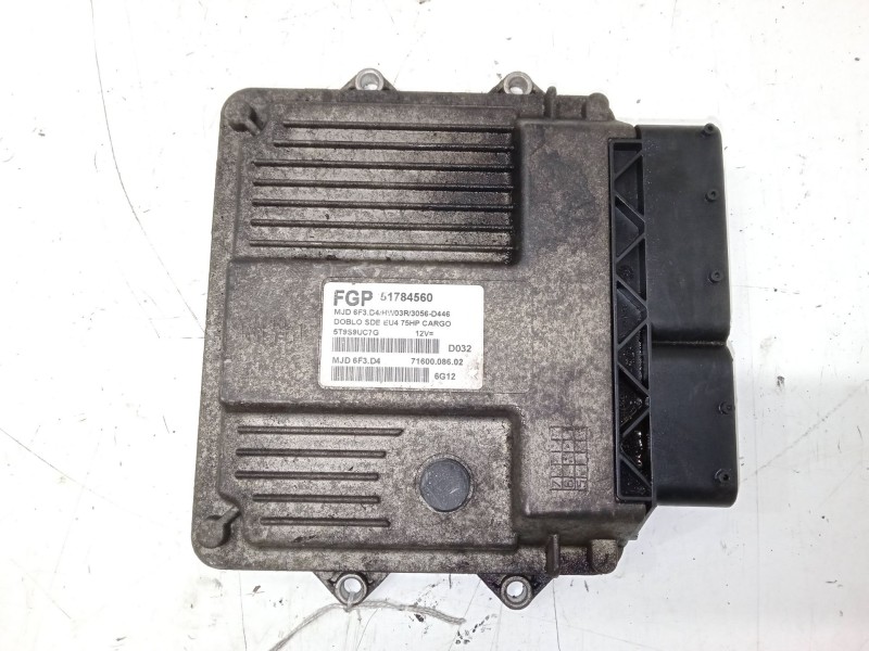 Recambio de centralita motor uce para fiat doblo monospace (119_, 223_) 1.3 jtd referencia OEM IAM 51784560 7160008602 MJD6F3D4