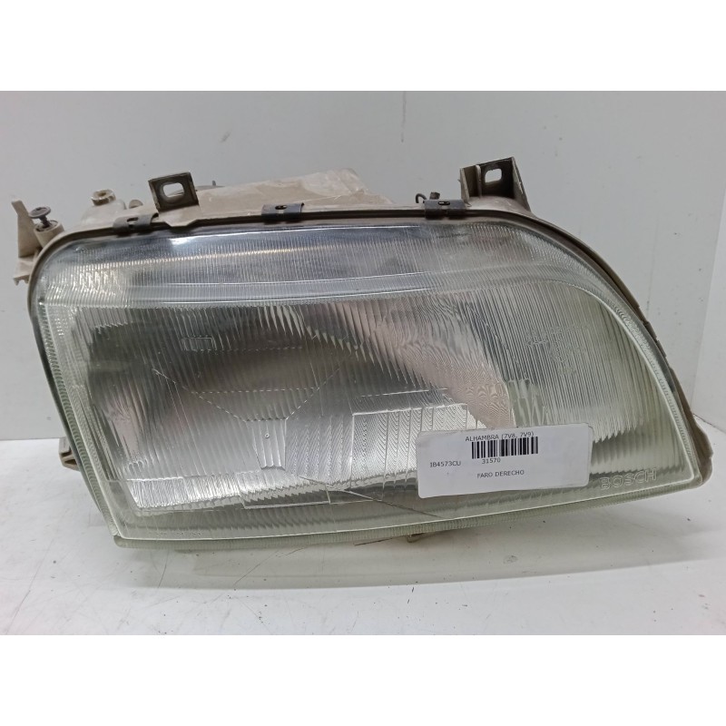 Recambio de faro derecho para seat alhambra (7v8, 7v9) 1.9 tdi referencia OEM IAM   