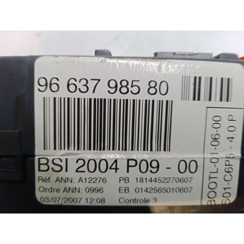Recambio de bsi para citroën c4 coupé (la_) 1.4 16v referencia OEM IAM 9663798580  BSI 2004 P09 00
