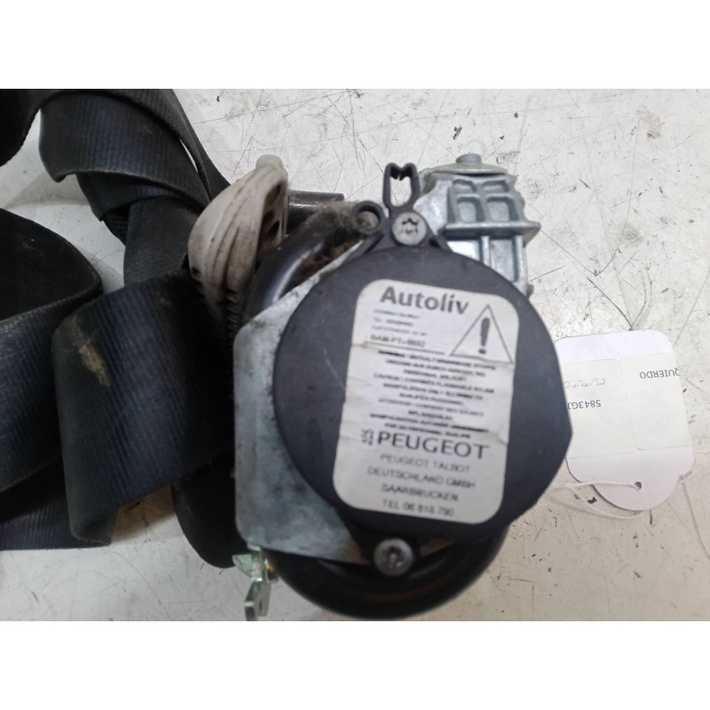 Recambio de cinturon seguridad delantero izquierdo para peugeot 207/207+ (wa_, wc_) 1.6 16v vti referencia OEM IAM   