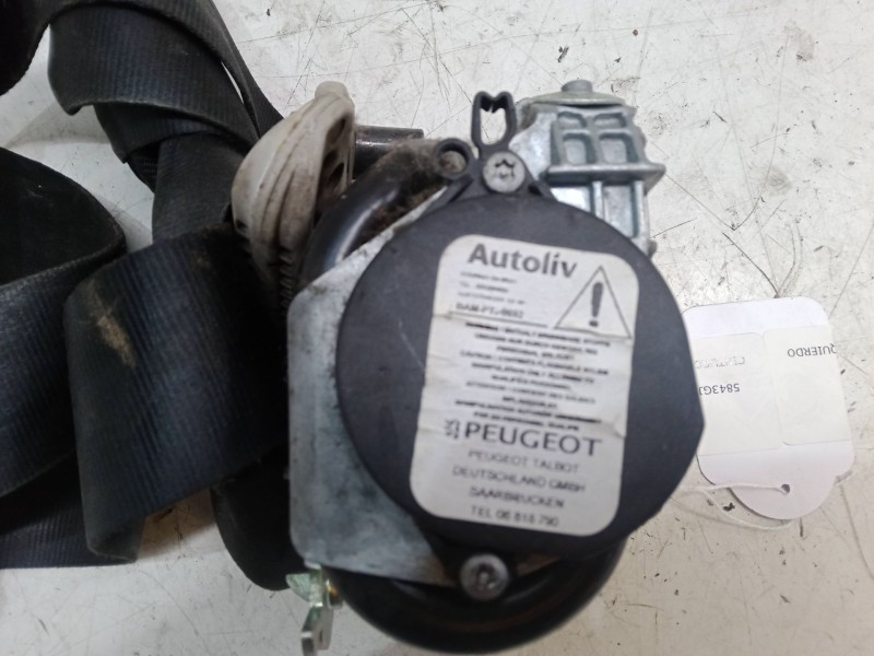 Recambio de cinturon seguridad delantero izquierdo para peugeot 207/207+ (wa_, wc_) 1.6 16v vti referencia OEM IAM   