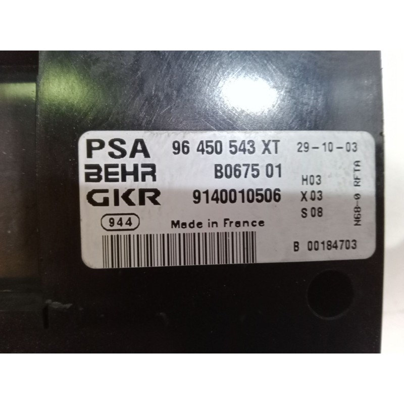 Recambio de mando climatizador para citroën xsara picasso (n68) 2.0 hdi referencia OEM IAM 96450543XT 9140010506 B067501