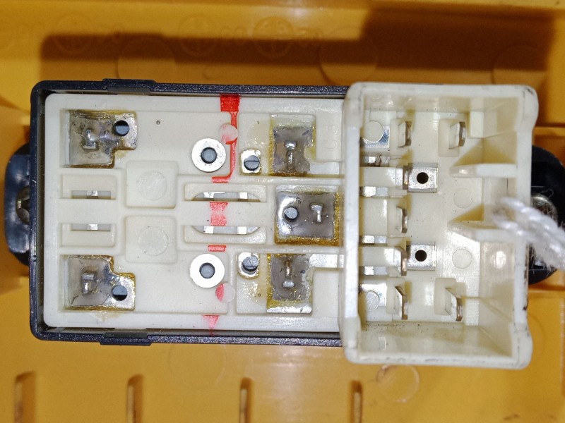 Recambio de mando elevalunas delantero derecho para kia carnival ii (gq) 2.9 crdi referencia OEM IAM   