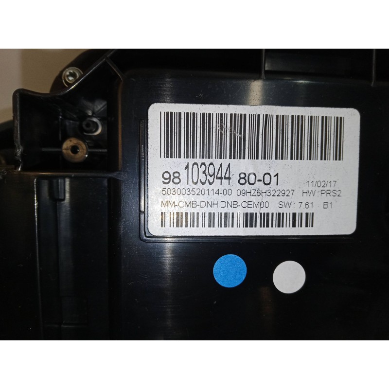 Recambio de cuadro instrumentos para peugeot 3008 suv (mc_, mr_, mj_, m4_) 1.2 thp/ puretech 130 (mrhnsm, mrhnsu, mrhnsj, mrhnyw
