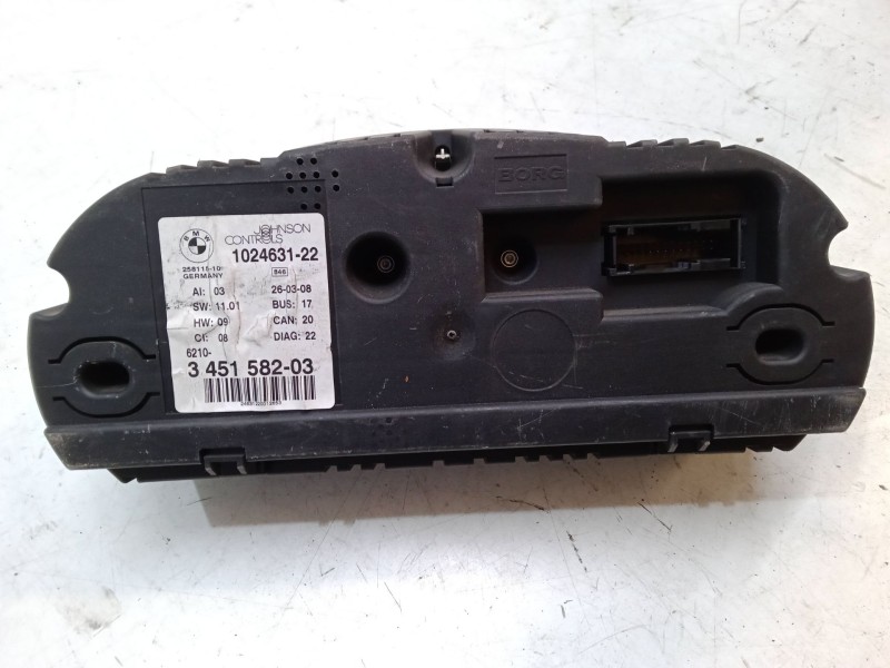 Recambio de cuadro instrumentos para bmw x3 (e83) 2.0 sd referencia OEM IAM 25811510 345158203 102463122