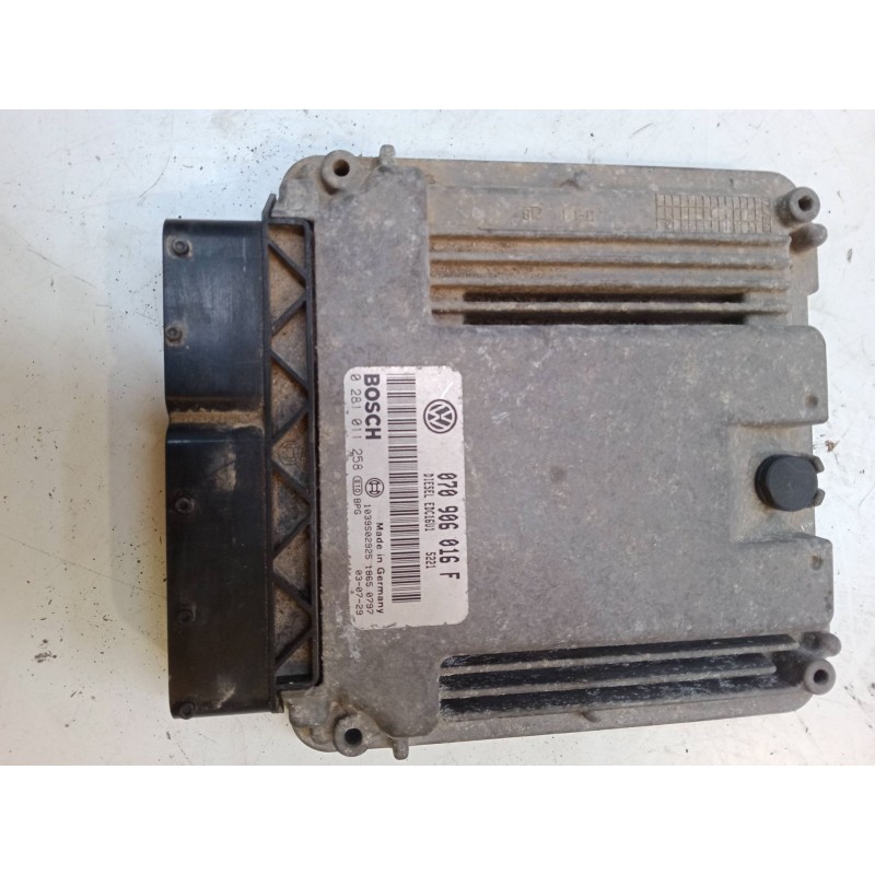 Recambio de centralita motor uce para volkswagen touareg (7la, 7l6, 7l7) 2.5 r5 tdi referencia OEM IAM 0281011258 1039S02925 070