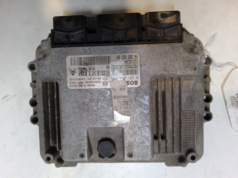 Recambio de centralita motor uce para peugeot 206 hatchback (2a/c) 1.4 hdi eco 70 referencia OEM IAM 9658556780 0281011783 96544