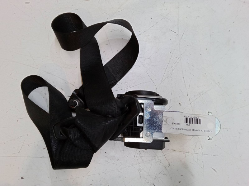 Recambio de cinturon seguridad delantero derecho para opel agila (a) (h00) 1.2 16v (f68) referencia OEM IAM    Recambio de cinturon seguridad delantero derecho para opel agila (a) (h00) 1.2 16v (f68) referencia OEM IAM