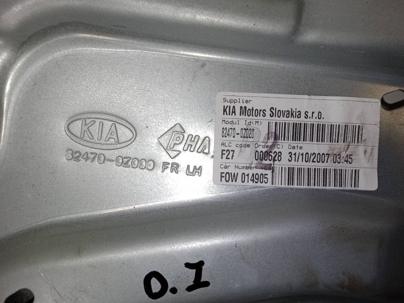 Recambio de elevalunas electrico delantero izquierdo para kia sportage ii (je_, km_) 2.0 crdi referencia OEM IAM 824700Z020  