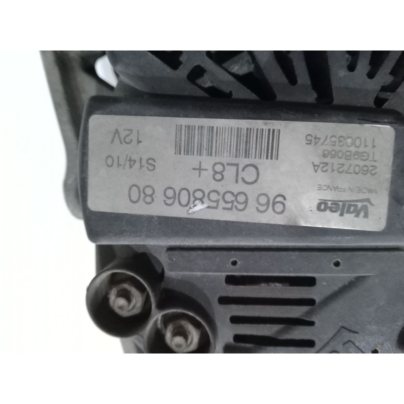 Recambio de alternador para peugeot 207/207+ (wa_, wc_) 1.4 hdi referencia OEM IAM 9665580680CL8+ 2607212A TG9B066