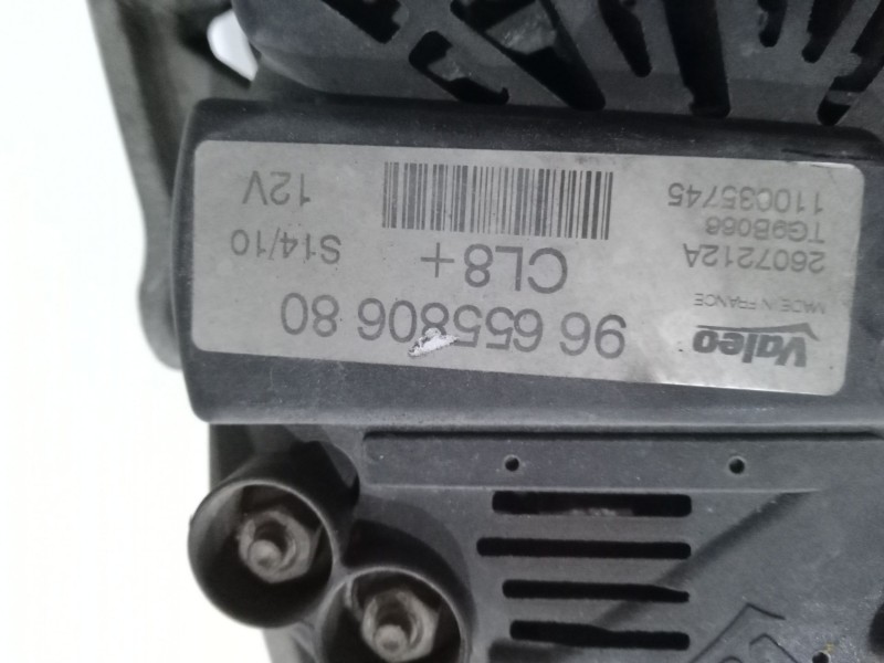 Recambio de alternador para peugeot 207/207+ (wa_, wc_) 1.4 hdi referencia OEM IAM 9665580680CL8+ 2607212A TG9B066