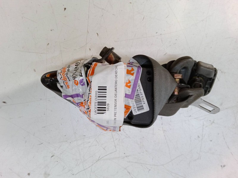 Recambio de cinturon con pretensor delantero derecho para chevrolet lacetti (j200) 1.4 16v referencia OEM IAM   