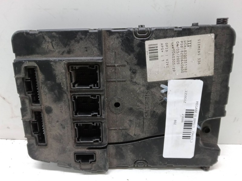 Recambio de bsi para renault megane ii (bm0/1_, cm0/1_) 1.5 dci (bm02, bm13, bm2a, cm02, cm13) referencia OEM IAM 8200351182 820