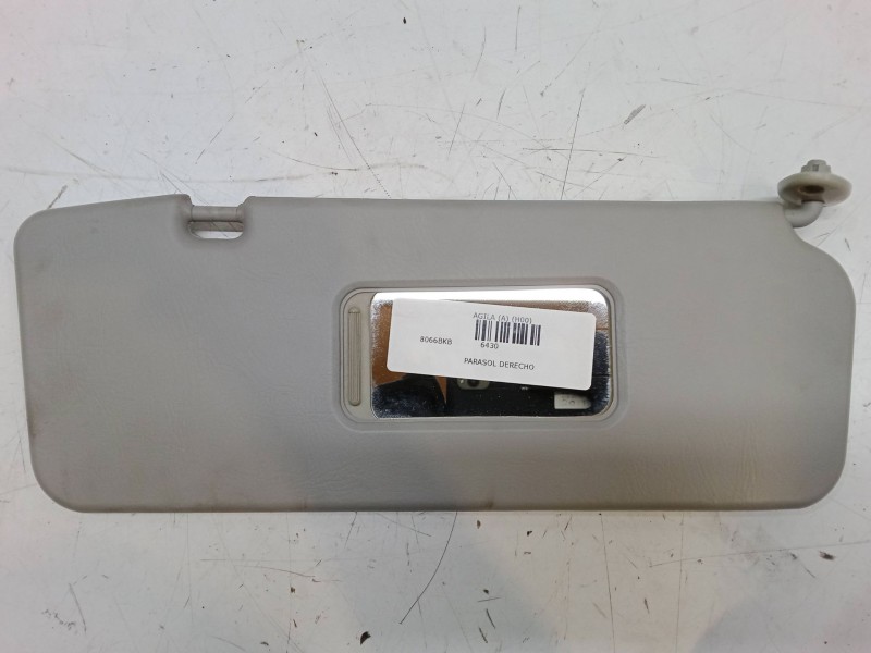 Recambio de parasol derecho para opel agila (a) (h00) 1.2 16v (f68) referencia OEM IAM   