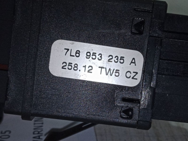 Recambio de warning para volkswagen touareg (7la, 7l6, 7l7) 5.0 v10 tdi referencia OEM IAM 7L6953235A  