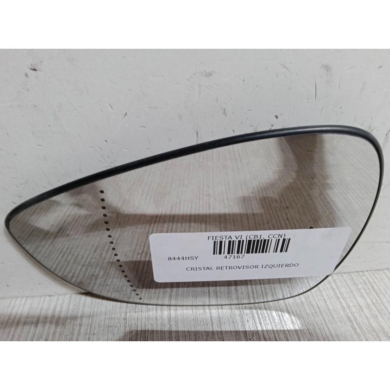 Recambio de cristal retrovisor izquierdo para ford fiesta vi (cb1, ccn) 1.0 ecoboost referencia OEM IAM   