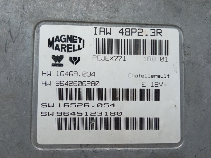 Recambio de centralita motor uce para citroën xsara coupé (n0) 1.6 i referencia OEM IAM 9642606280  