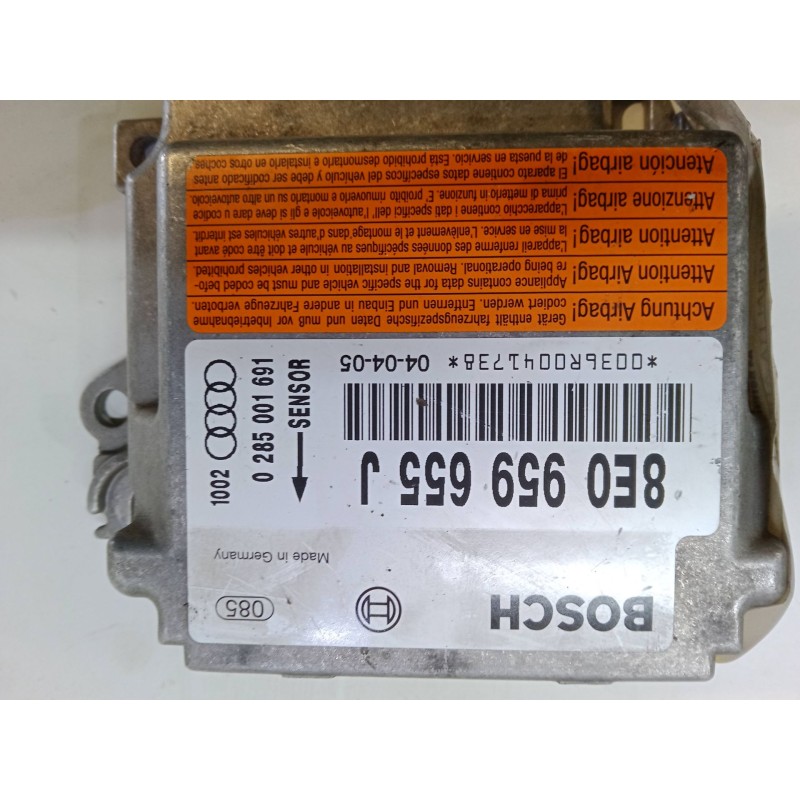 Recambio de centralita airbag para audi a4 b6 avant (8e5) 1.9 tdi quattro referencia OEM IAM 8E0959655J  0 285 001 691