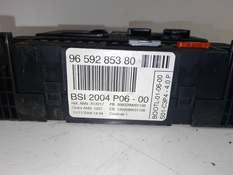 Recambio de bsi para peugeot 207/207+ (wa_, wc_) 1.4 16v referencia OEM IAM 9659285380 BOOTL010600 BSI 2004 P06-00