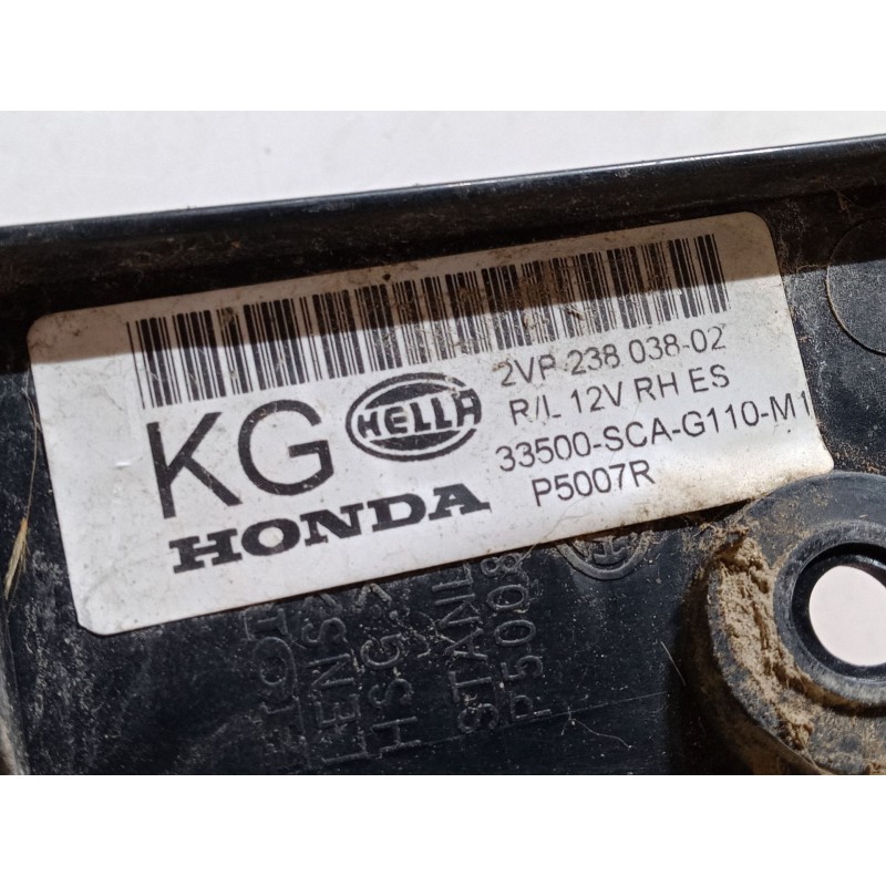 Recambio de piloto trasero derecho para honda cr-v ii (rd_) 2.2 ctdi (rd9) referencia OEM IAM 33500SCAG110M1  