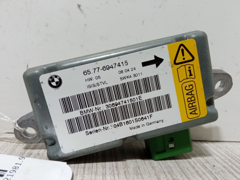 Recambio de centralita airbag para bmw 7 (e65, e66, e67) 735 i, li referencia OEM IAM 61.35-6921981.95WK48001  