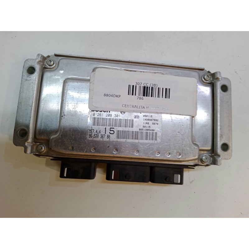Recambio de centralita motor uce para peugeot 307 cc (3b) 1.6 16v referencia OEM IAM 0261208301  9657036780