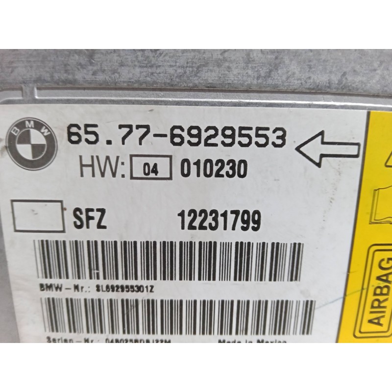 Recambio de centralita airbag para bmw 7 (e65, e66, e67) 735 i, li referencia OEM IAM 61.35-6921981.95WK48001  