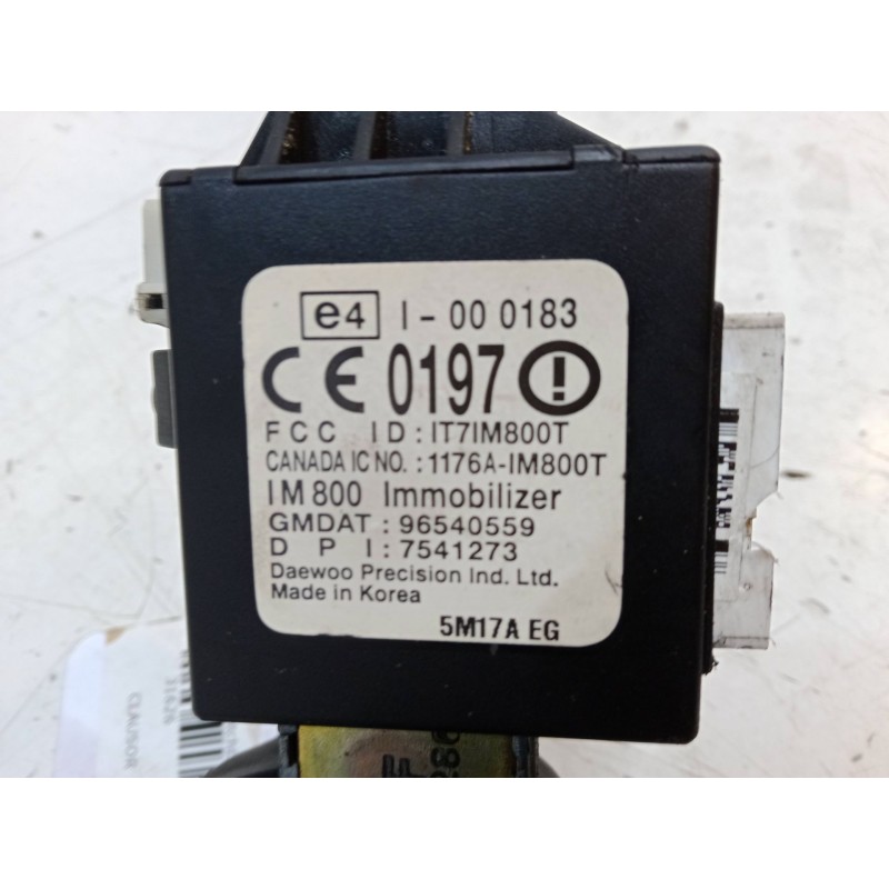 Recambio de clausor para chevrolet aveo / kalos hatchback (t200) 1.4 16v referencia OEM IAM 96540559 7541273 1176AIM800T Recambio de clausor para chevrolet aveo / kalos hatchback (t200) 1.4 16v referencia OEM IAM 96540559 7541273 1176AIM800T