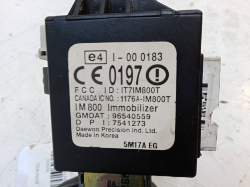 Recambio de clausor para chevrolet aveo / kalos hatchback (t200) 1.4 16v referencia OEM IAM 96540559 7541273 1176AIM800T Recambio de clausor para chevrolet aveo / kalos hatchback (t200) 1.4 16v referencia OEM IAM 96540559 7541273 1176AIM800T