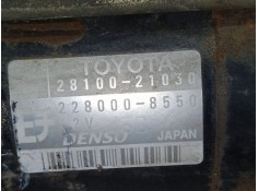 Recambio de motor arranque para toyota yaris (_p1_) 1.3 (ncp10_, scp12_) referencia OEM IAM 2810021030  2280008550