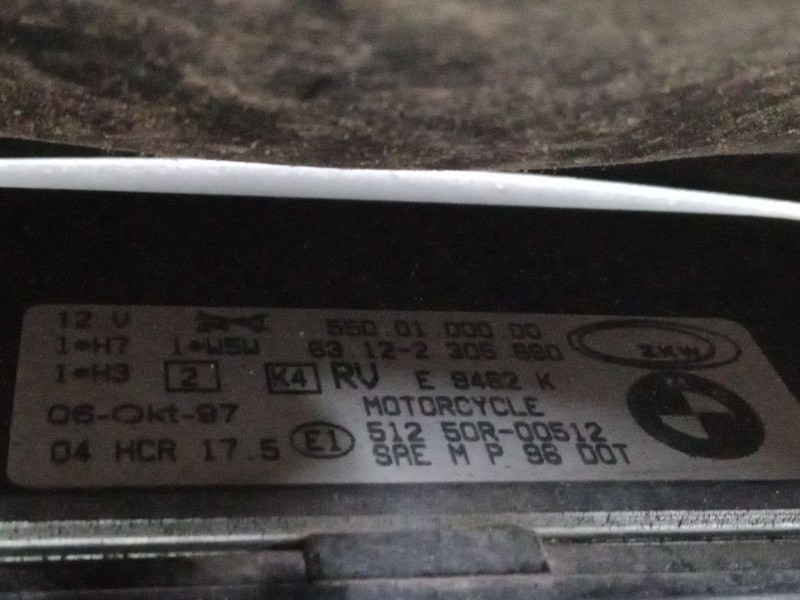 Recambio de faro delantero para bmw k k 1200 rs (k589) referencia OEM IAM   