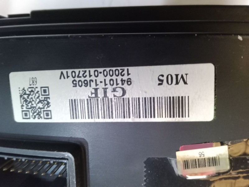 Recambio de pantalla interior reloj para hyundai i20 i (pb, pbt) 1.2 referencia OEM IAM 941011J605  12000-012701