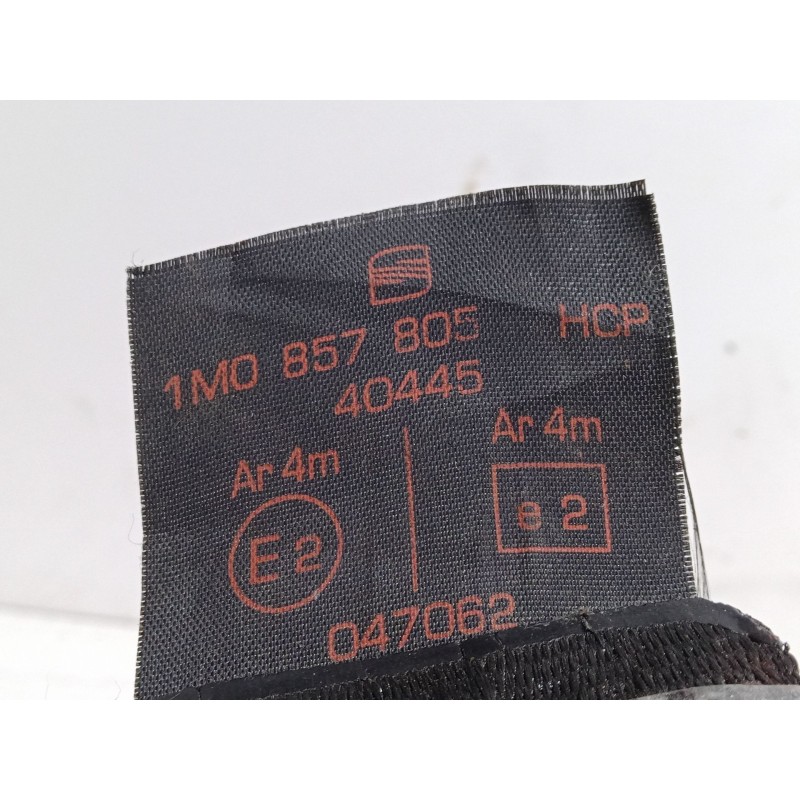 Recambio de cinturon seguridad trasero izquierdo para seat leon (1m1) 1.9 tdi referencia OEM IAM 1MO857805HCP  