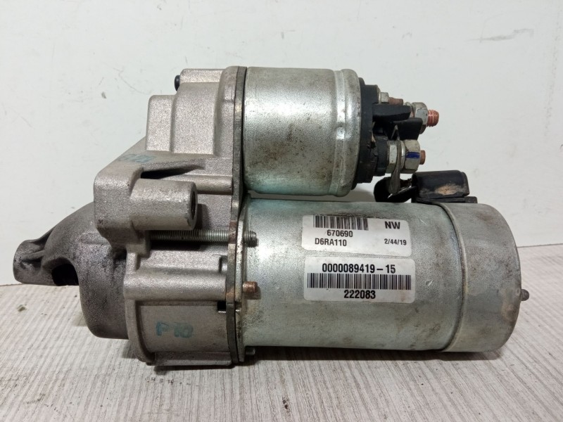 Recambio de motor arranque para peugeot bipper tepee 1.4 hdi referencia OEM IAM 670690 D6RA110 0000089419-15