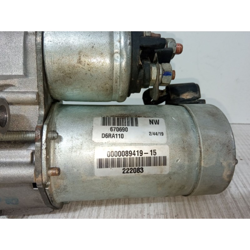 Recambio de motor arranque para peugeot bipper tepee 1.4 hdi referencia OEM IAM 670690 D6RA110 0000089419-15