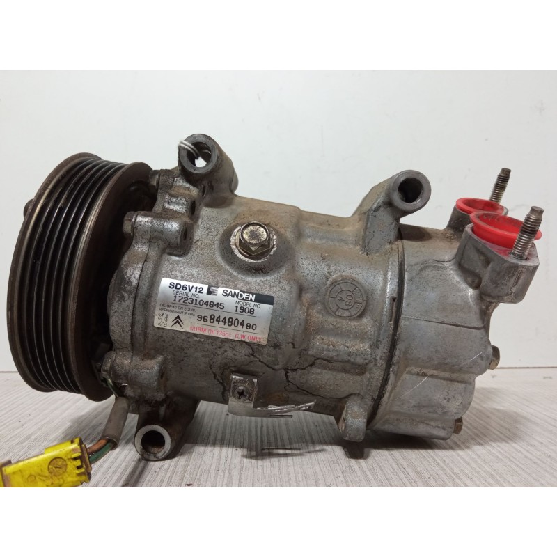 Recambio de compresor a/a para peugeot bipper tepee 1.4 hdi referencia OEM IAM 9684480480 1908 SD6V12