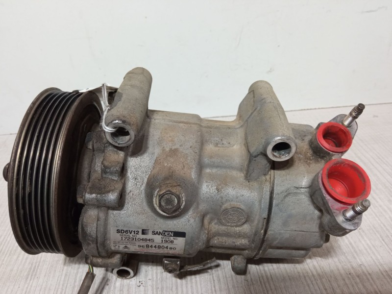 Recambio de compresor a/a para peugeot bipper tepee 1.4 hdi referencia OEM IAM 9684480480 1908 SD6V12