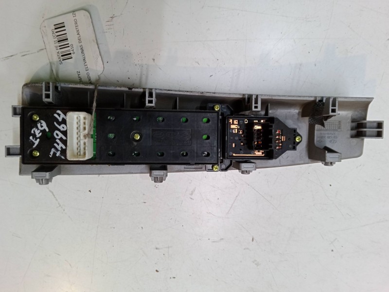 Recambio de mando elevalunas delantero izquierdo para hyundai santa fé ii (cm) 2.2 crdi referencia OEM IAM   