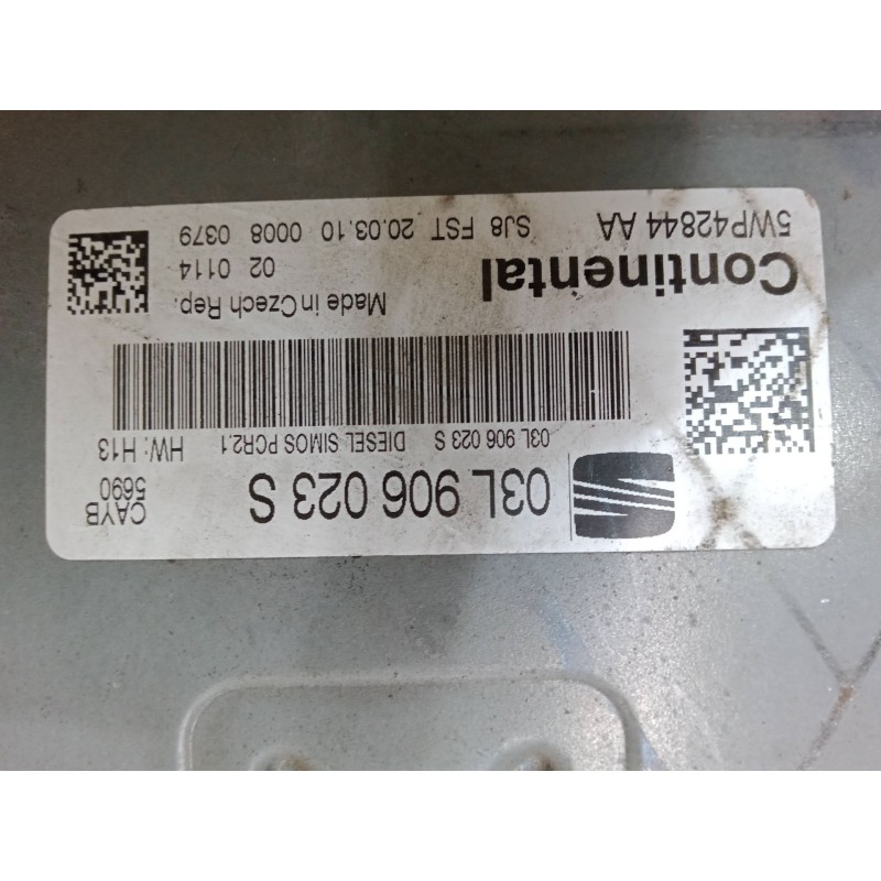 Recambio de centralita motor uce para seat ibiza iv sc (6j1, 6p5) 1.4 tdi referencia OEM IAM 03L906023S CAYB 5690 5WP42844 AA