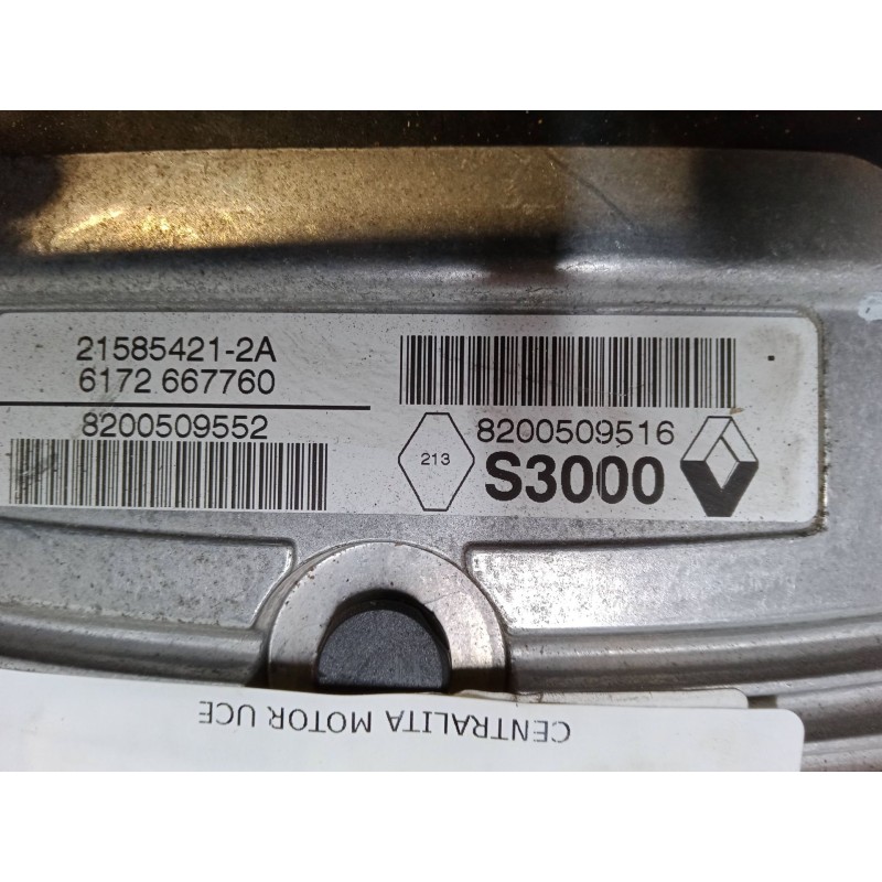 Recambio de centralita motor uce para renault scénic ii (jm0/1_) 1.6 16v (jm1r) referencia OEM IAM 215854212A 8200509552 8200509