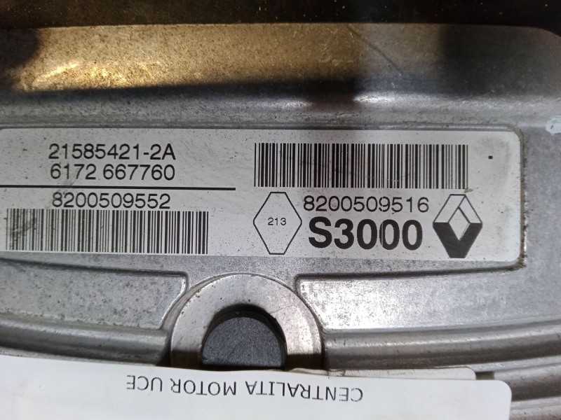 Recambio de centralita motor uce para renault scénic ii (jm0/1_) 1.6 16v (jm1r) referencia OEM IAM 215854212A 8200509552 8200509