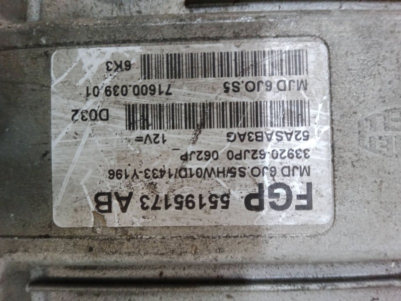 Recambio de centralita motor uce para suzuki swift iii (mz, ez) 1.3 ddis (rs 413d) referencia OEM IAM FGP55195173AB  71600.039.0