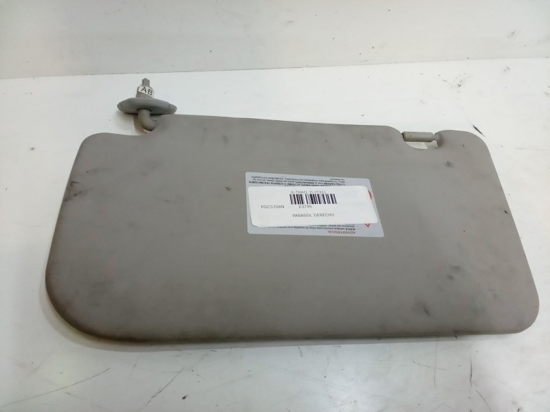 Recambio de parasol derecho para nissan x-trail ii (t31) 2.0 dci 4x4 referencia OEM IAM   
