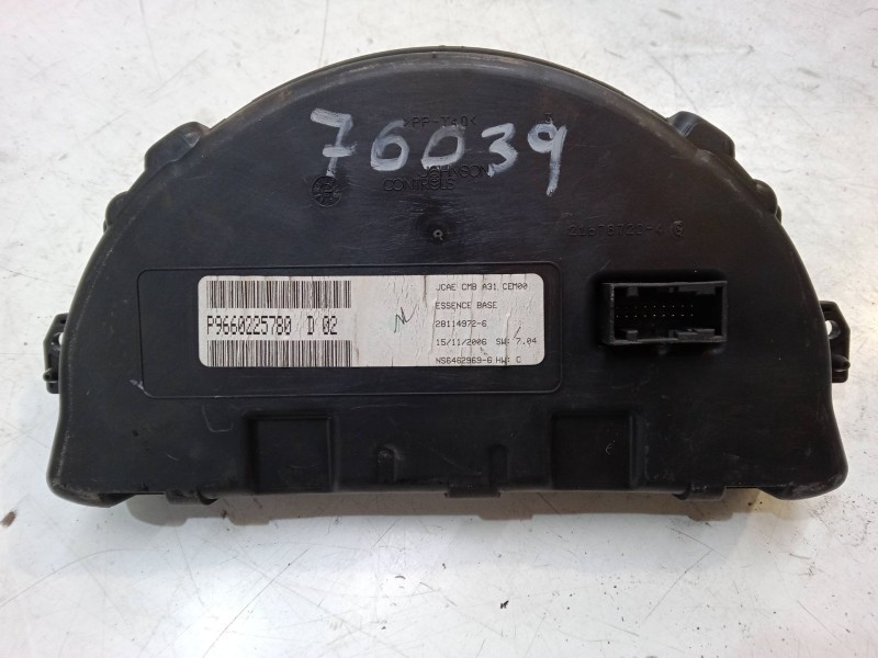 Recambio de cuadro instrumentos para citroën c3 i (fc_, fn_) 1.4 i referencia OEM IAM P9660225780D02  28114972-6
