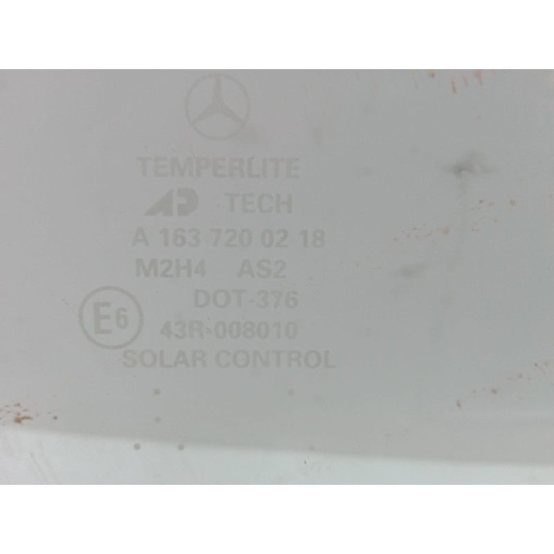 Recambio de luna puerta delantera derecha para mercedes-benz clase m (w163) ml 430 (163.172) referencia OEM IAM   