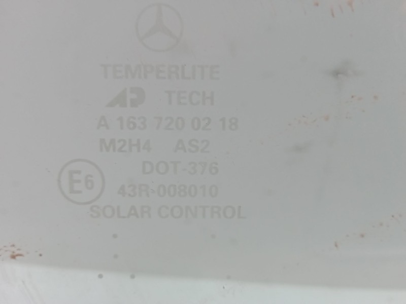 Recambio de luna puerta delantera derecha para mercedes-benz clase m (w163) ml 430 (163.172) referencia OEM IAM   