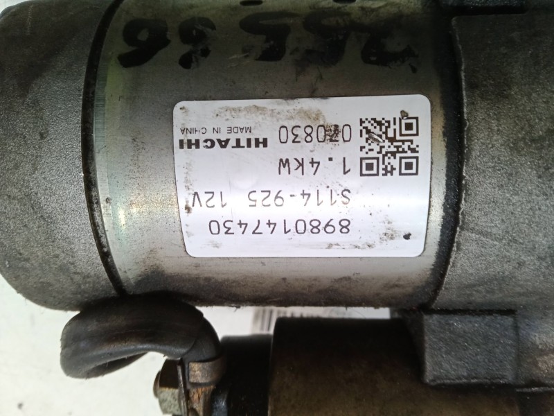 Recambio de motor arranque para opel astra h (a04) 1.7 cdti (l48) referencia OEM IAM S114925  8980147430