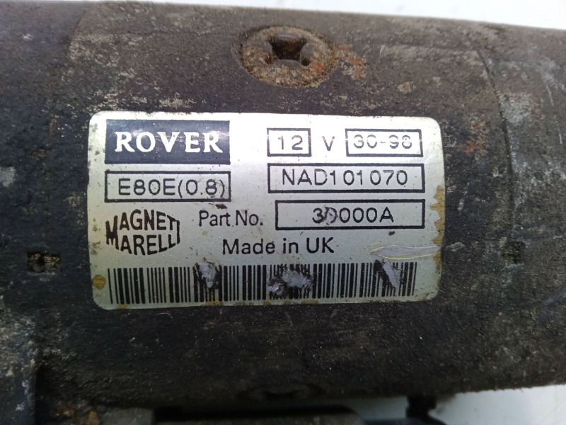 Recambio de motor arranque para rover 400 ii hatchback (rt) 414 si referencia OEM IAM NAD101070  30000A