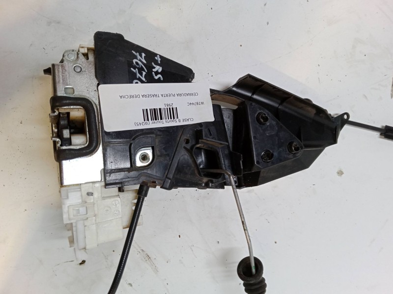 Recambio de cerradura puerta trasera derecha para mercedes-benz clase b sports tourer (w245) b 180 cdi (245.207) referencia OEM 